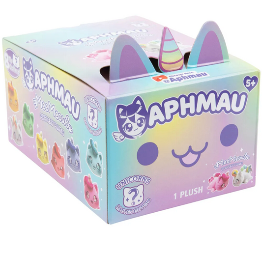 Peluche mystère Aphmau MeeMeow Licorne 15 cm