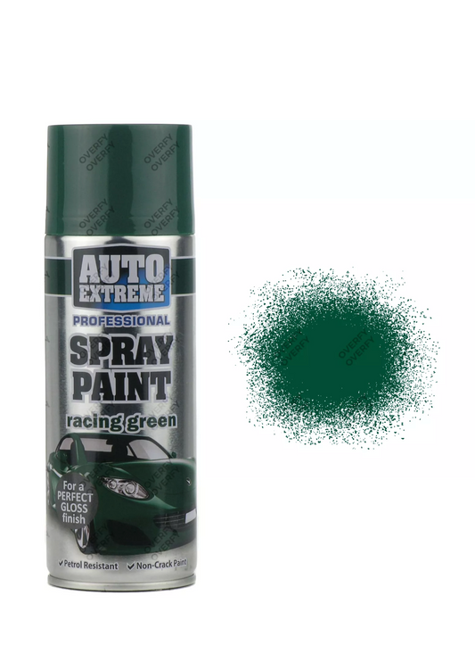 Peinture Aérosol Vert Racing Brillant Extrême Auto 400ml