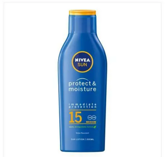 Nivea Lait Solaire Protect & Hydrate FPS 15 - 200 ml