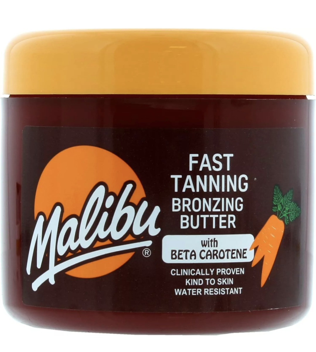 Malibu Fast Tanning Water Resistant Bronzing Body Butter with Beta Carotene 300m