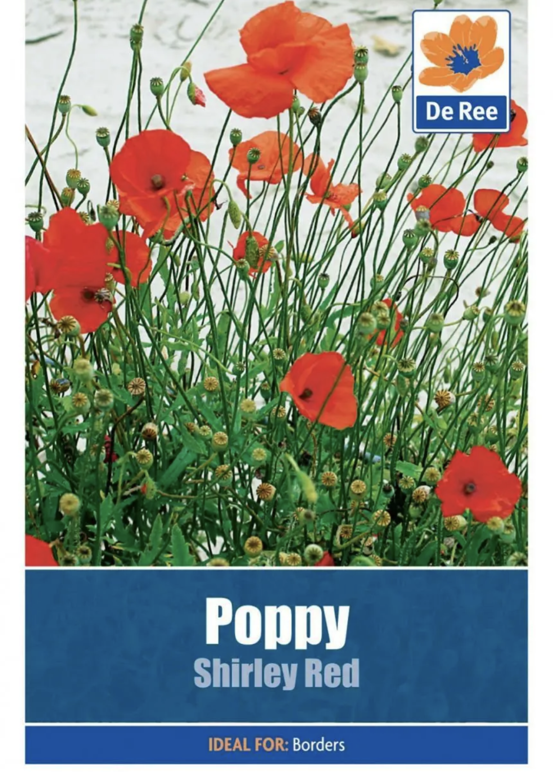 De Ree Poppy Shirley Red Seeds