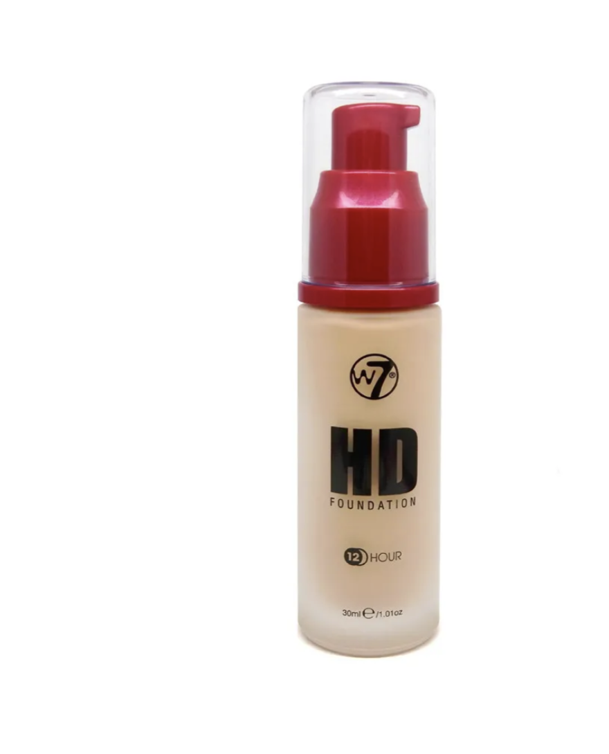 W7 HD Foundation - Natural Tan 30ml