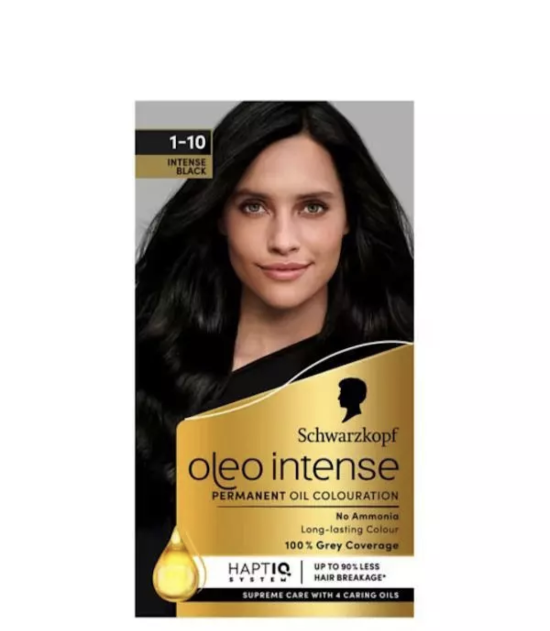 Schwarzkopf Oleo Intense Coloration Permanente à l'Huile 1-10 Noir Intense