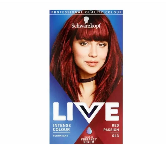 SCHWARZKOPF LIVE INTENSE COLOR 043 RED PASSION