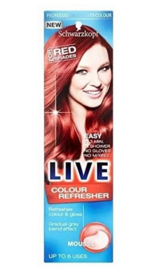 Schwarzkopf Live Colour Refresher Mousse For Red Shades