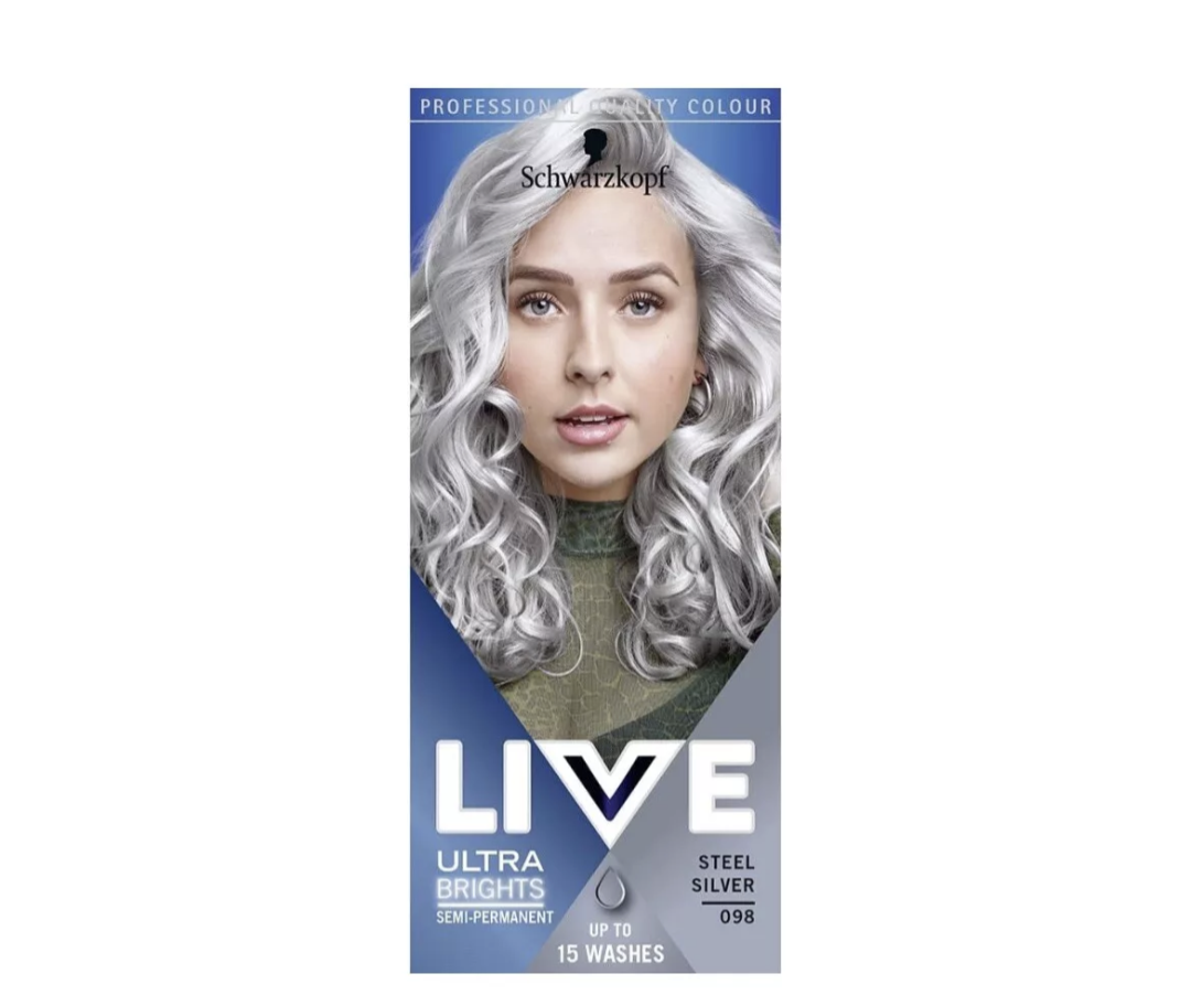 Schwarzkopf Live Ultra Brights or Pastel Semi Permanent Hair Color - 098 ✔️
