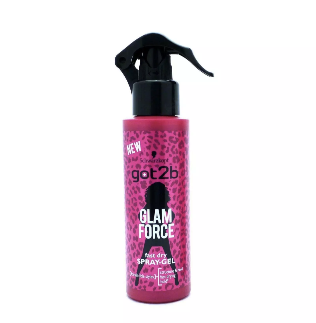 Schwarzkopf Got2b Glam Force Fast Dry Spray Gel - 150ml