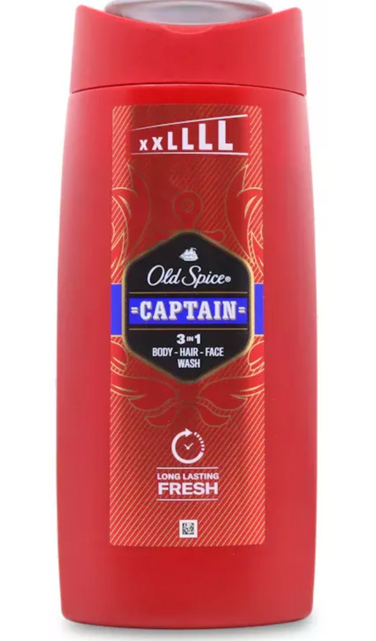 Old Spice Captain 3-in-1 Body Hair Face Wash 675ml