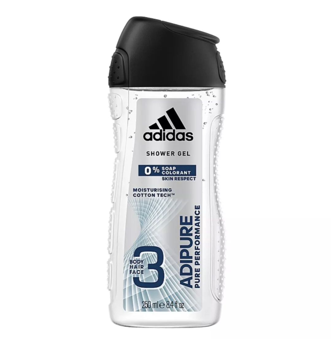 ADIDAS ADIPURE PURE PERFORMANCE SHOWER GEL 250ML