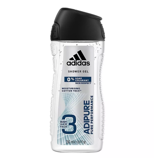ADIDAS ADIPURE PURE PERFORMANCE SHOWER GEL 250ML
