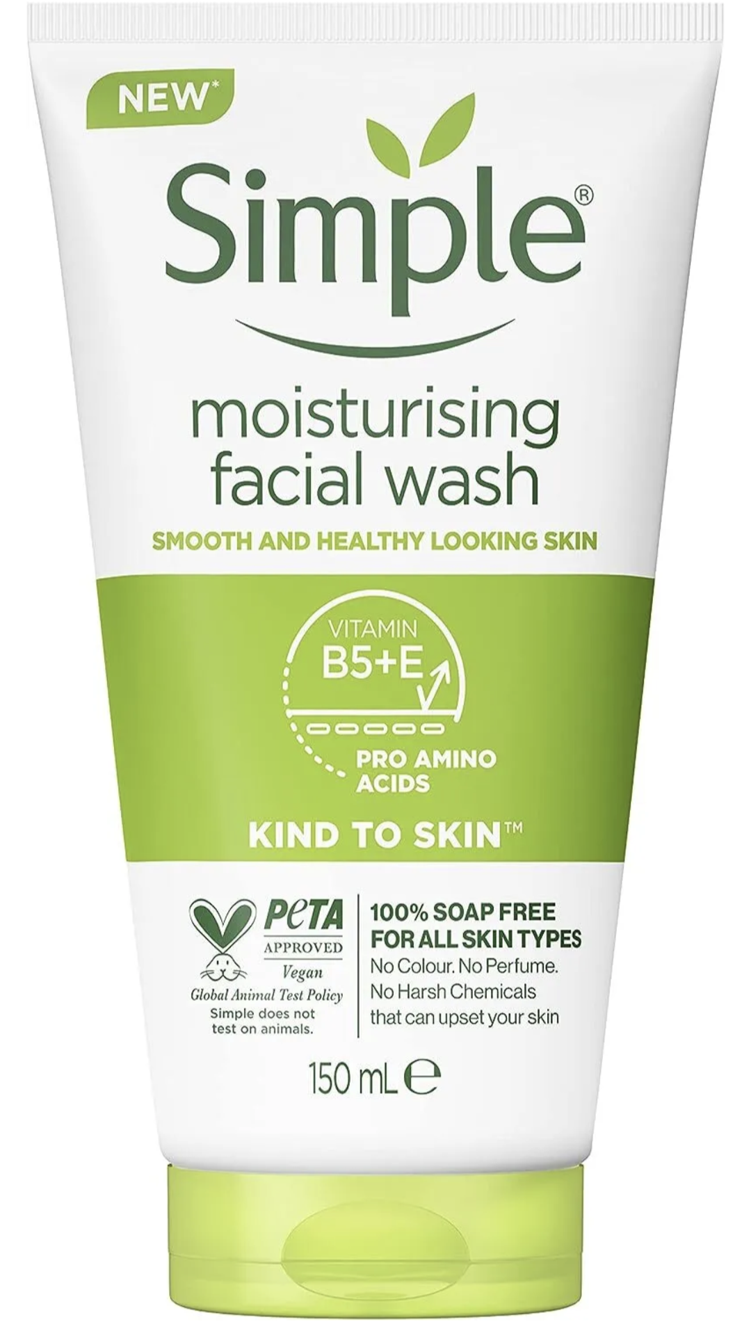Nettoyant hydratant visage Simple Kind to Skin 150 ml
