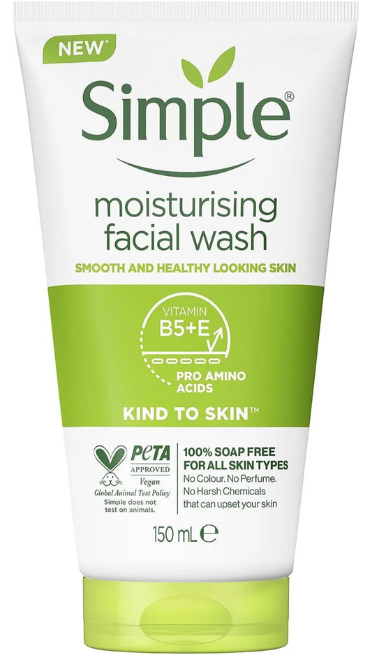 Nettoyant hydratant visage Simple Kind to Skin 150 ml
