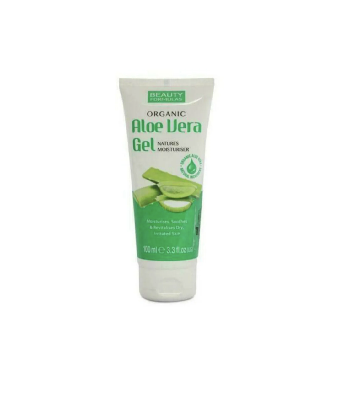 Beauty Formulas Moisturiser Organic Aloe Vera Gel  100ml