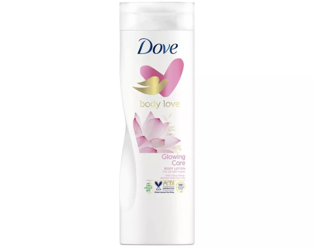 DOVE LAIT ÉCLAT À LA FLEUR DE LOTUS 400ML