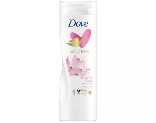 DOVE GLOWING LOTION WITH LOTUS FLOWER 400ML