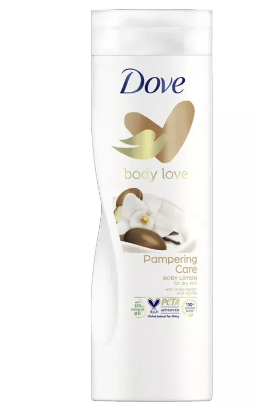 DOVE BODY LOTION SHEA BUTTER PURELY PAMPERING 400ML