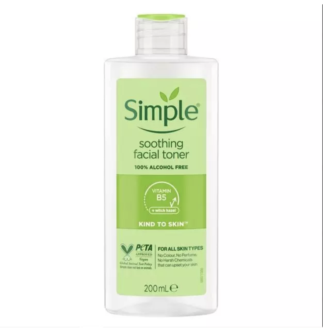 Simple Soothing Facial Toner For All Skin Types 200ml