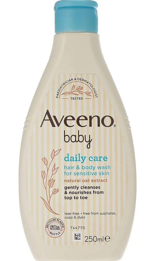 AVEENO BÉBÉ 250ML SHAMPOOING ET BAIN MOUSSANT