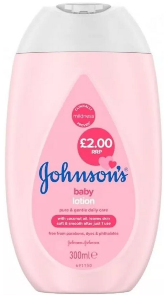 Johnsons Baby Lotion Pure & Gentle With Coconut Oil, 300ml