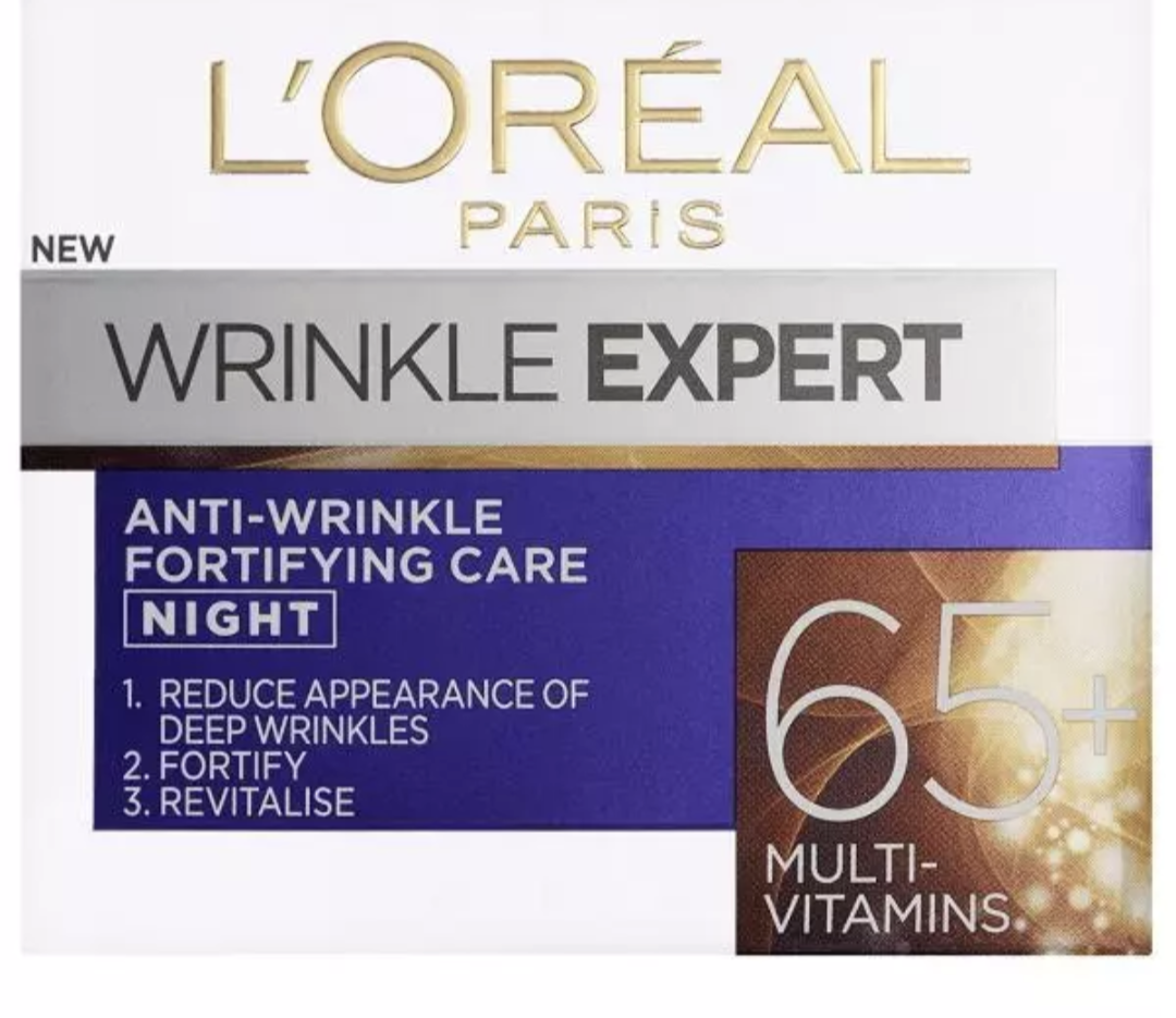 L'Oreal Wrinkle Expert 65+ Anti-Wrinkle Night Cream 50ml