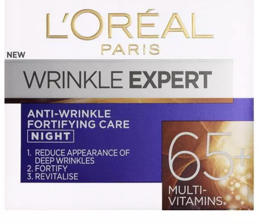 L'Oréal Wrinkle Expert 65+ Crème de nuit anti-rides 50 ml