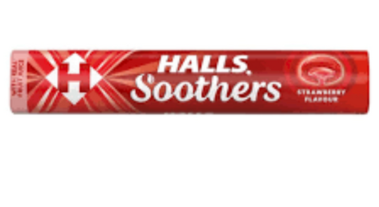 Halls Soothers Fraise 45g