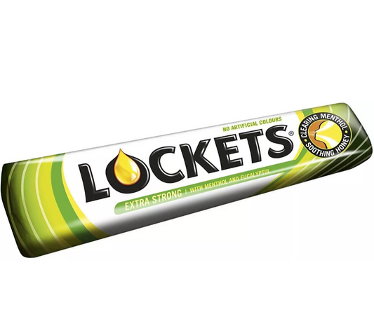 Lockets Cough Sweets Lozenges Extra Strong Menthol 41g