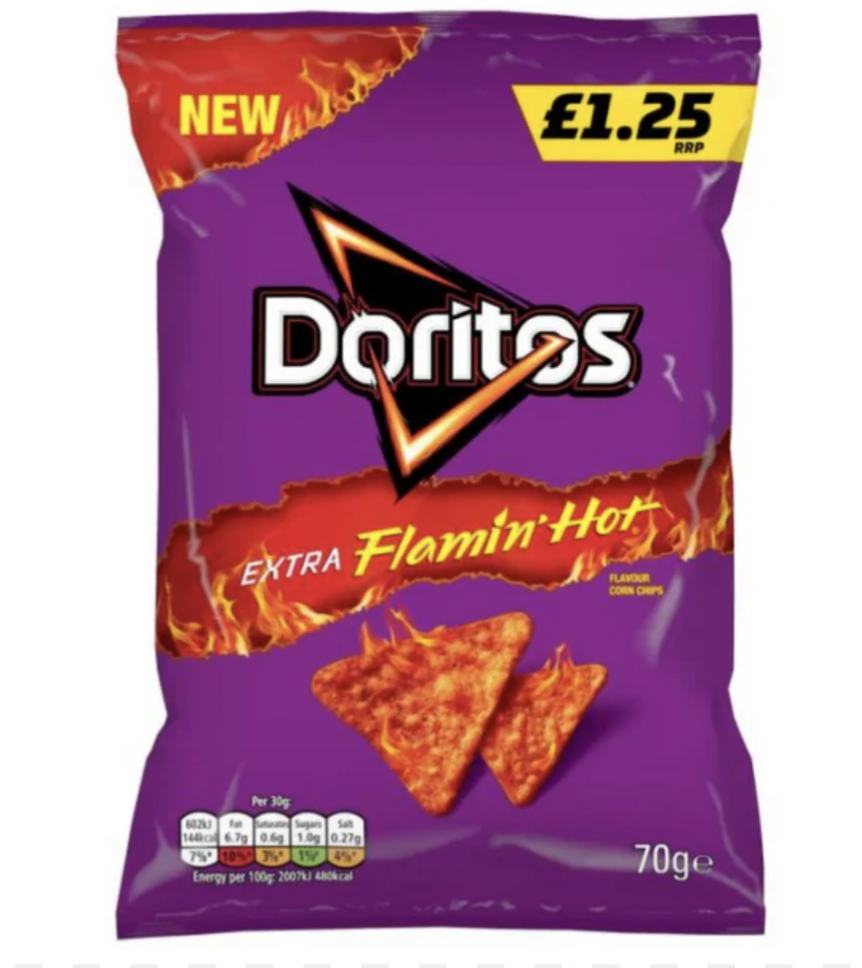 Doritos Extra Flaming Hot 70g