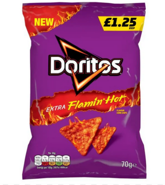 Doritos Extra Super Croustillant Pimenté 70g