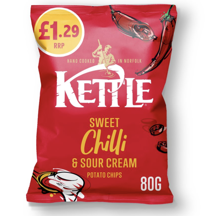 Kettle Sweet Chili & Sour Cream Potato chips 80g