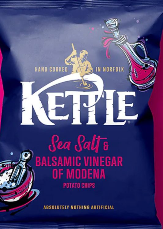 Kettle Sea Salt & Balsamic vinegar Potatoe Chips 80g