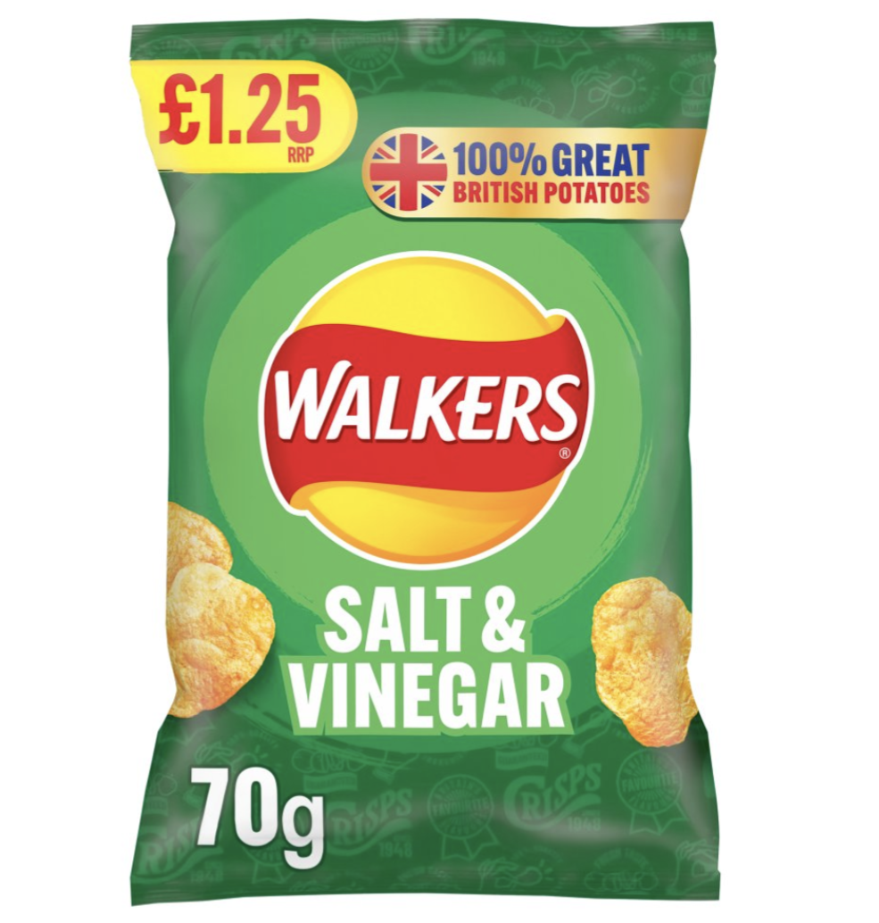 Walkers Salt & Vinegar 70g