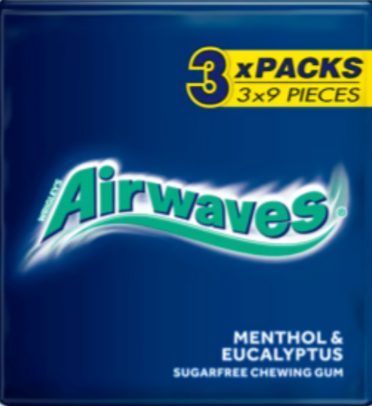 Chewing-gum Airwaves Menthol & Eucalyptus