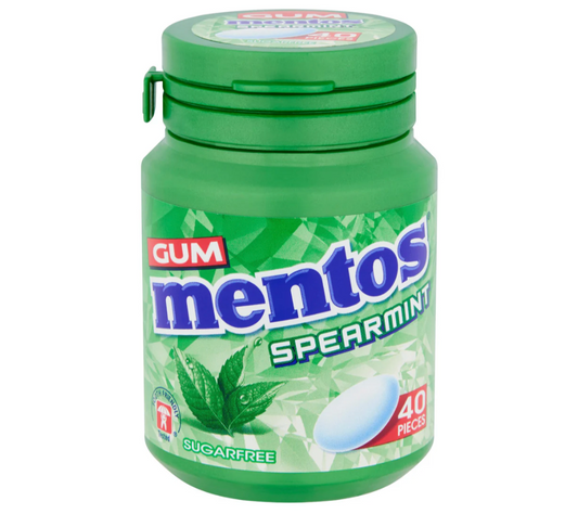 Mentos Gum Spearmint Sugar Free -40 Pieces