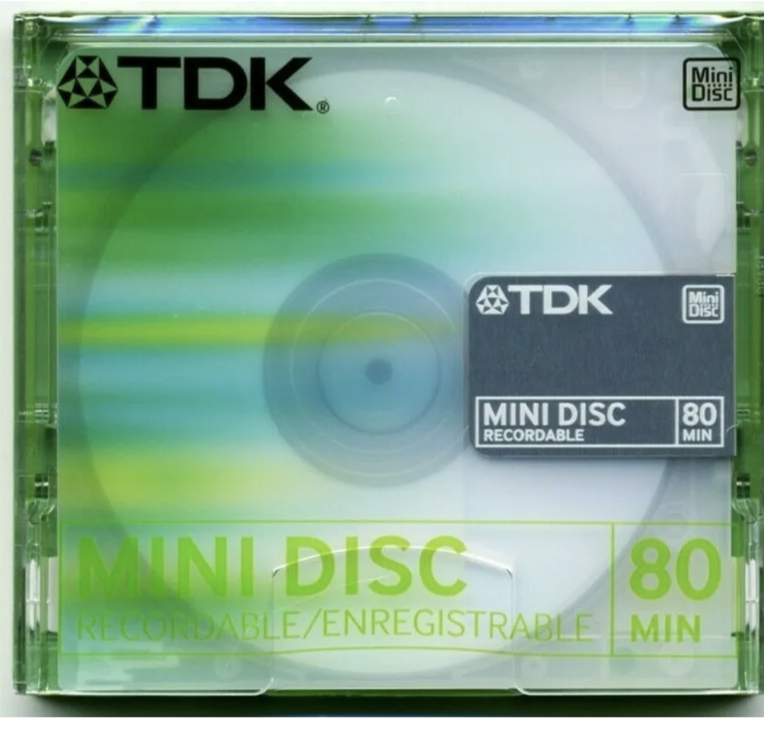 TDK MD-C80GEC Green Minidisc 80 Min Recordable Audio Music