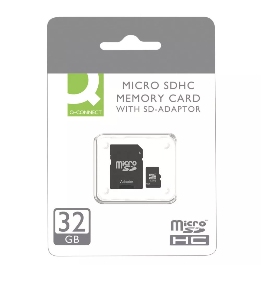 Carte Micro SD Q-Connect 32 Go Classe 10 KF16013