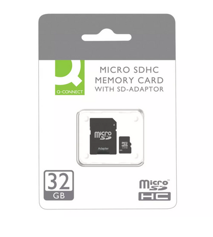 Carte Micro SD Q-Connect 32 Go Classe 10 KF16013
