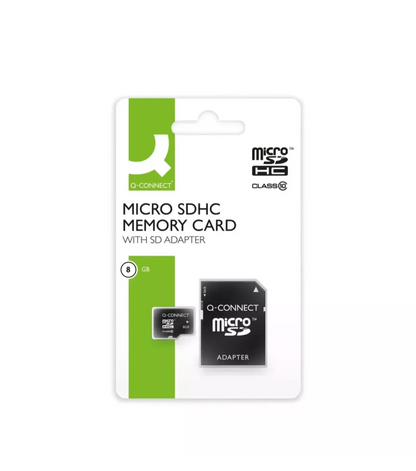Q-Connect 8GB Micro SD Card Class 10 KF16011