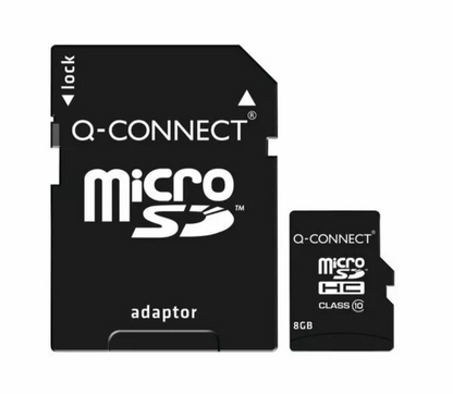 Q-Connect 8GB Micro SD Card Class 10 KF16011