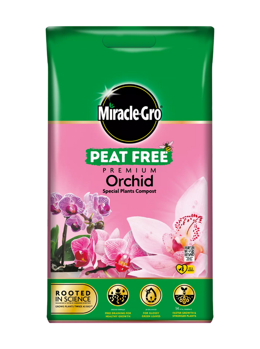 Sac de 6L de Substrat pour Orchidées, Plantes et Semis Miracle Gro Premium