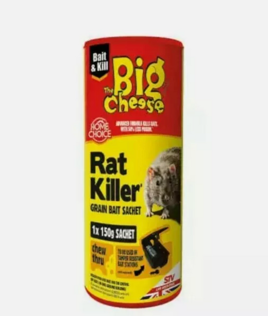 BIG Cheese - Rat Killer Grain Bait Sachet 150g