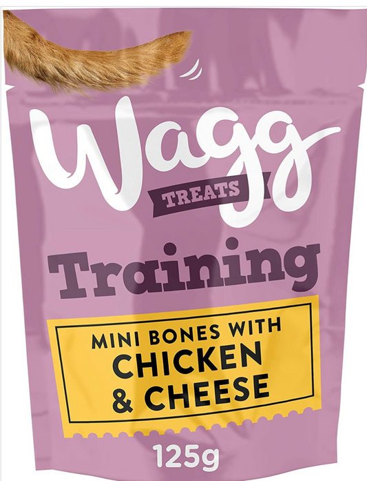 WAGG 125G TRAIN TREATS CHEESE