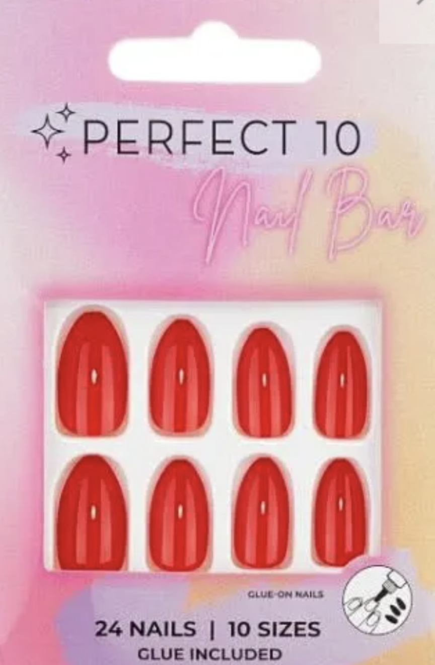 ELEGANT TOUCH PERFECT 10 F/NAIL SCARLET