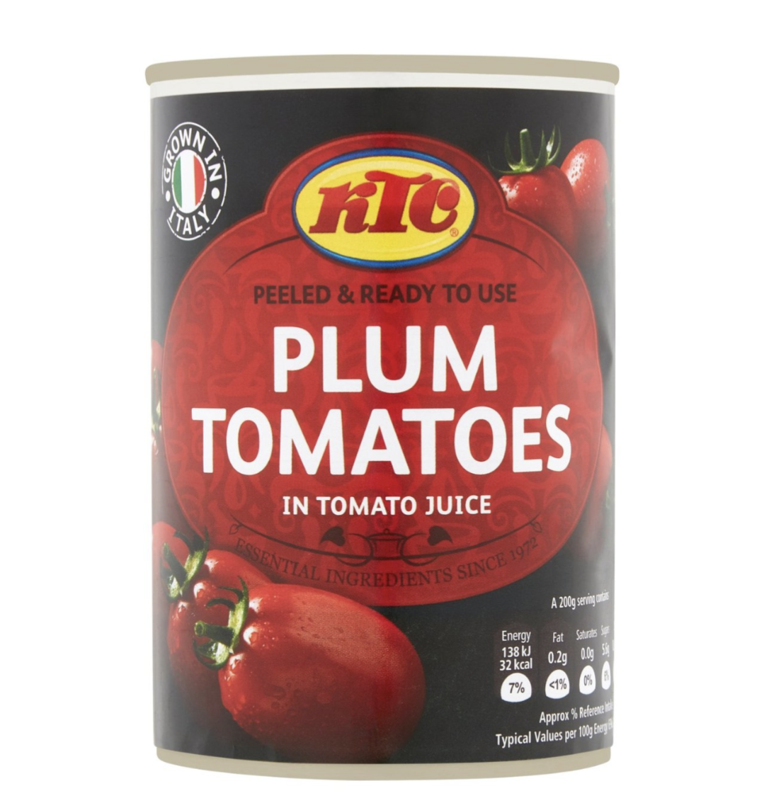 KTC Italian Plum Peeled Tomatoes 400g