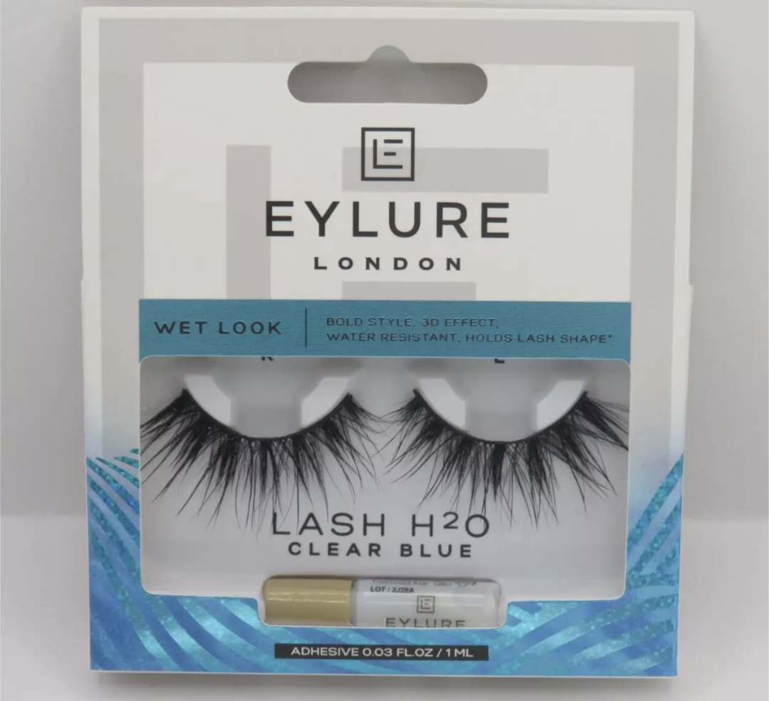 EYLURE LASHES WET LOOK H20 CLEAR BLUE