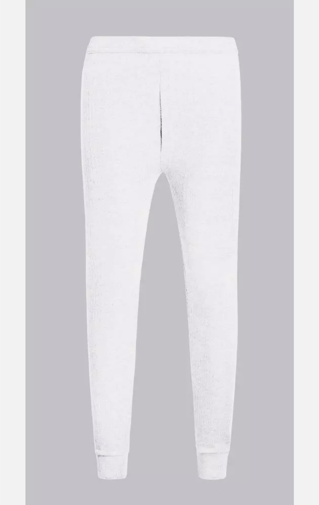 Thermal Long Johns Heat Control Men's Leggings X Large White