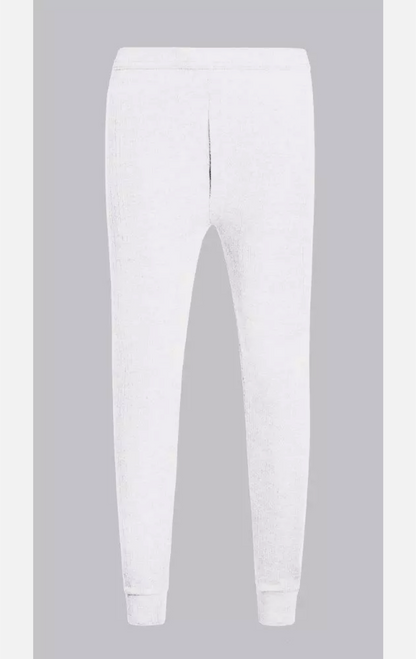 Thermal Long Johns Heat Control Men's Leggings X Large White