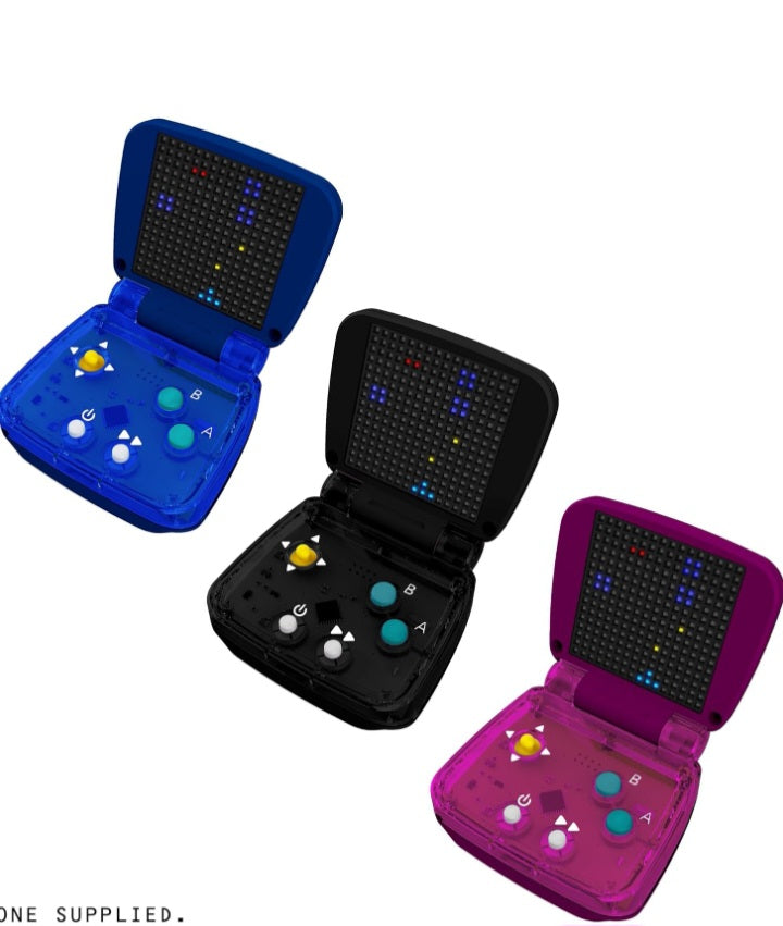 TAPTAP® Arcade, gadget de poche avec 10 jeux d'arcade. Faites évoluer l'un des 10 personnages uniques. Jeux high-tech, jouet de voyage, cadeau pour les 5 ans et plus.
