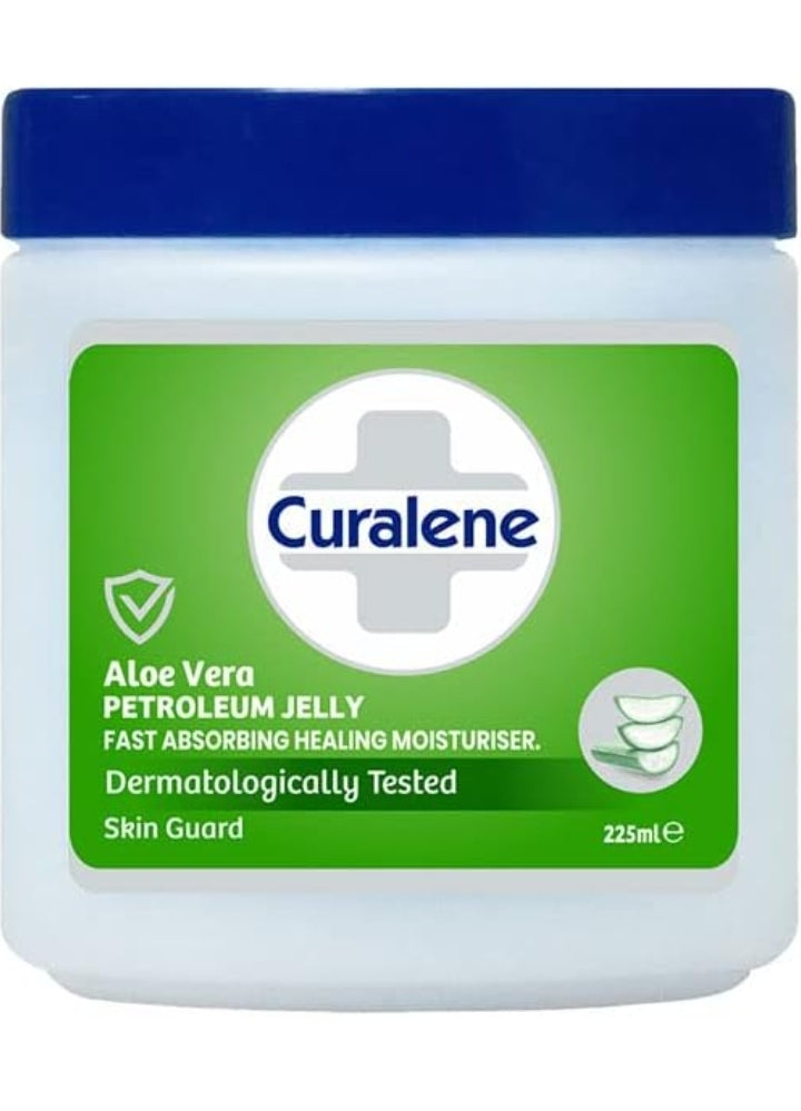 Curalene Gelée de Pétrole à l'Aloès Véra | Testé Dermatologiquement | Protection Cutanée