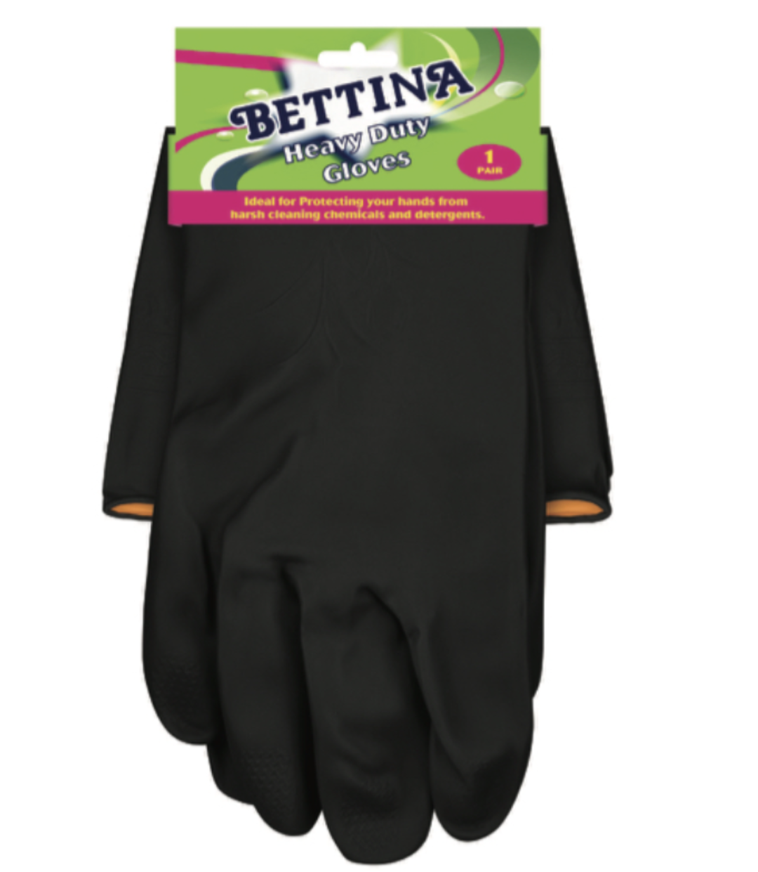 Gant de travail BETTINA noir et robuste T L